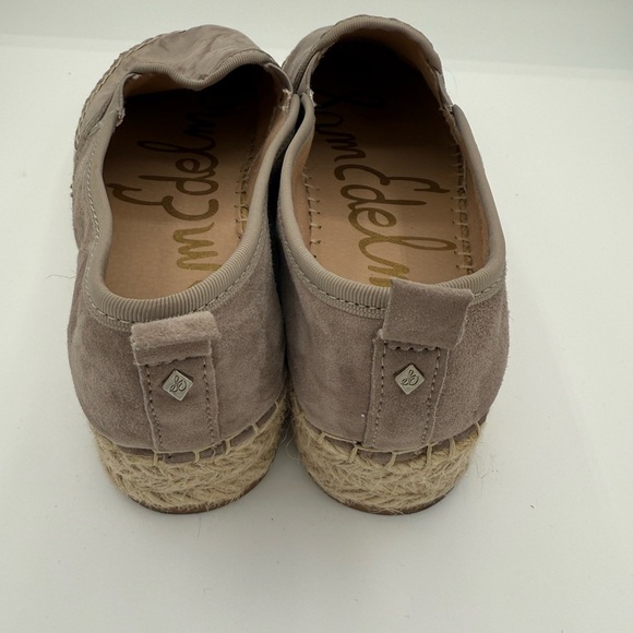 Sam Edelman platform flats suede upper size 9 mouse gray color - Picture 7 of 7